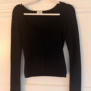 Aritzia Black Long Sleeve Women's Top
